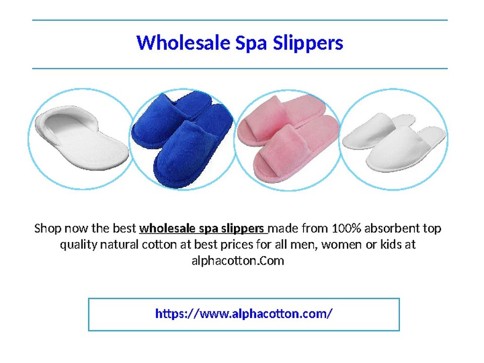 wholesale spa slippers