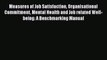 Read Measures of Job Satisfaction Organisational Commitment Mental Health and Job related Well-being:
