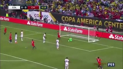 Copa America 2016: Cile - Colombia video gol