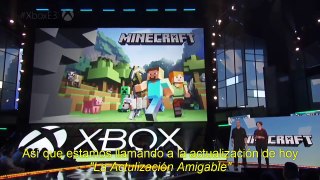 Minecraft PE en la E3 2016, Microsoft conferencia ASOMBROSO