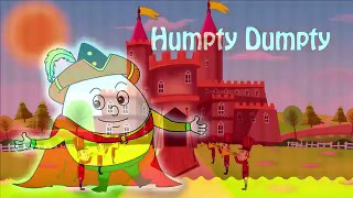 Humpty Dumpty Sat on a Wall HD   Nursery Rhymes   Popular Kids Songs