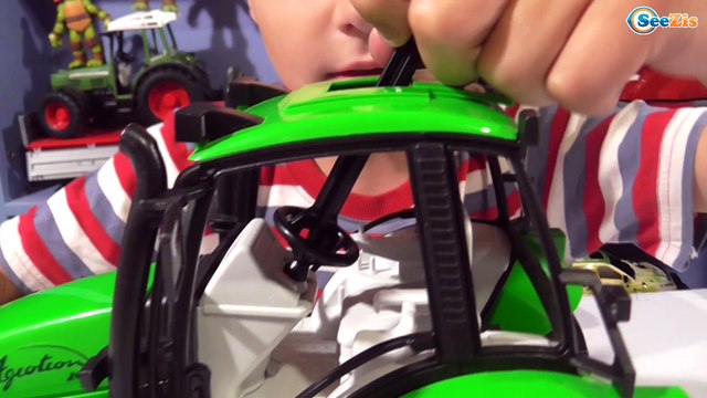 BRUDER TOYS. Распаковка и Обзор новой Машинки от Игорька. Видео для детей. Tractor Argotron 200