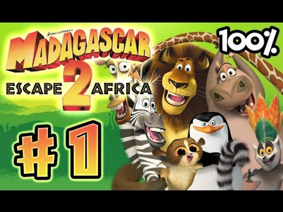 Madagascar Escape 2 Africa Walkthrough Part 1 (X360, PS3, PS2, Wii) 100% Level 1 - In Madagascar -