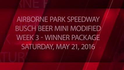 Racing - Week 3 - 05-21-2016 - Busch Beer Mini Modified - Winner Package