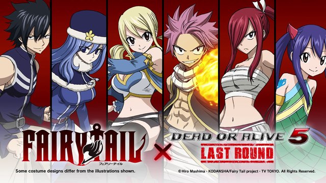 Dead or Alive 5 : Last Round - Costumes Fairy Tail