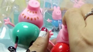 Play Doh Peppa's Family Toys Playset Unboxing | Playdough Peppa Pig Español