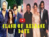 Alert!! Dilwale and Bajirao Mastani To Clash On 18 December 2015