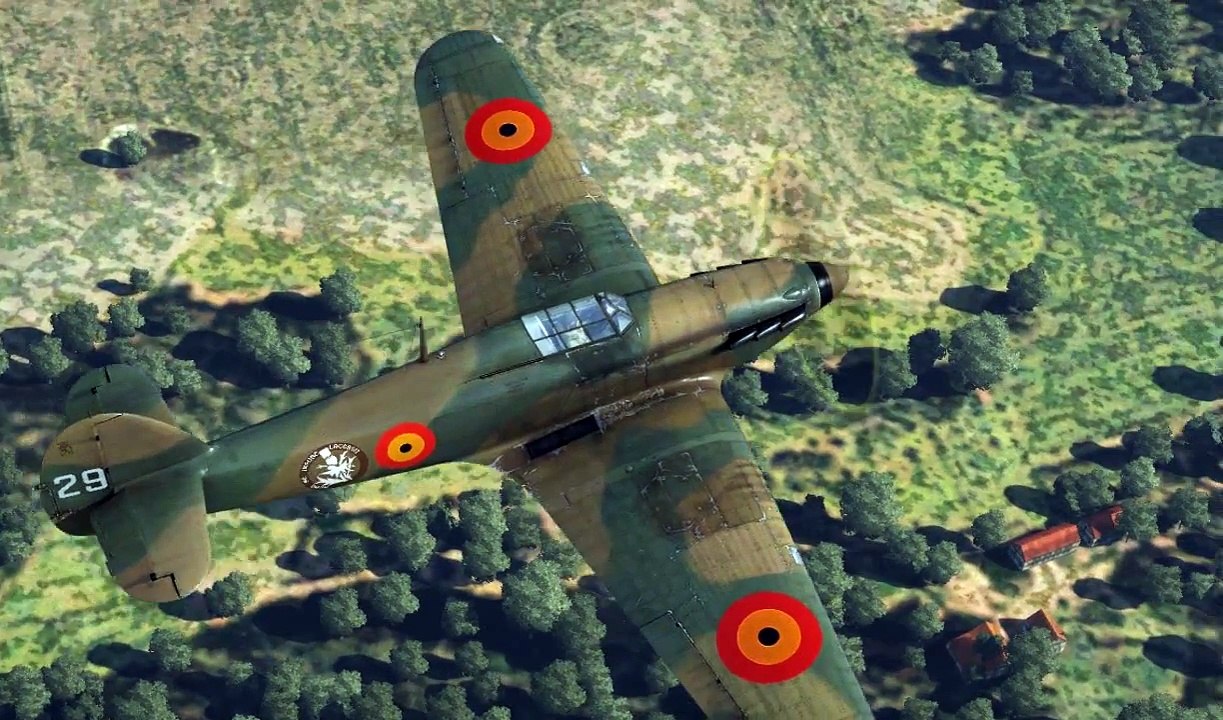 Hurricane Mk.I early - H-29 - 2/I/2 Aé. M. - Thistle Squadron 1939-40