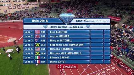 400m F, DL Oslo, 9 juin 2016