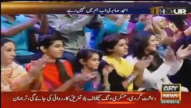 Umar Sharif Why badly Crying On Amjad Sabri’s Words