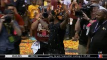 Kyrie Irving enjoying himself at the Cleveland Cavaliers' Championship Parade (HD)