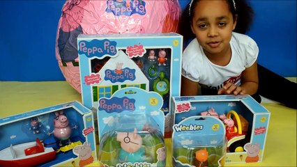 GIANT Peppa Pig Surprise Egg   Peppa Pig Videos   Kids Toy Review