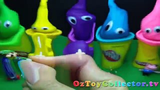 Play Doh Halloween Surprises Eggs FT  Transformer Mario Brothers Peppa Pig Disney Mater