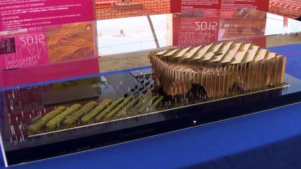 Coup d'envoi de la construction du Pavillon France le 29 septembre 2014 a milan