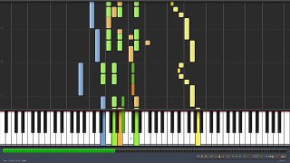 Merry-Go-Round of Life - Howl's Moving Castle DUET [Piano Tutorial] (Synthesia)