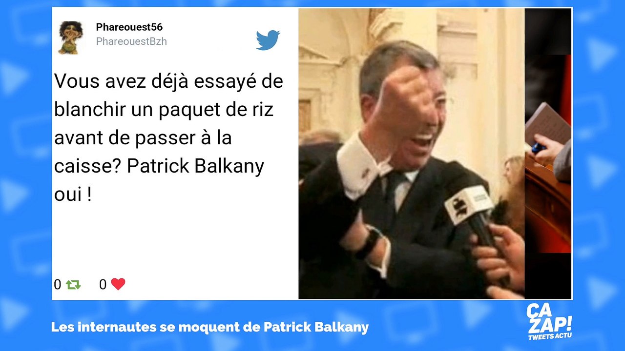 Les internautes se moquent de Patrick Balkany !