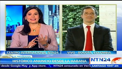 En el acuerdo “lo fundamental es la entrega de las armas”: ex viceministro de Justicia de Colombia sobre punto del fin del conflicto
