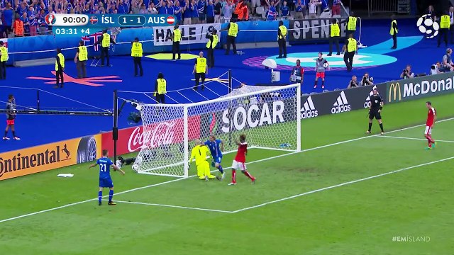 Réaction du commentateur islandais après le but historique de son pays (Euro 2016)