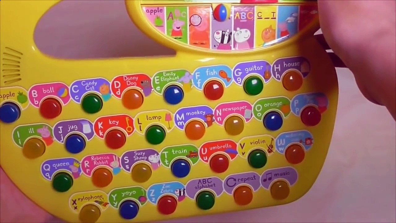 Play Doh. PEPPA PIG ALPHABET PIANO Kids Fun, Peppa Pig