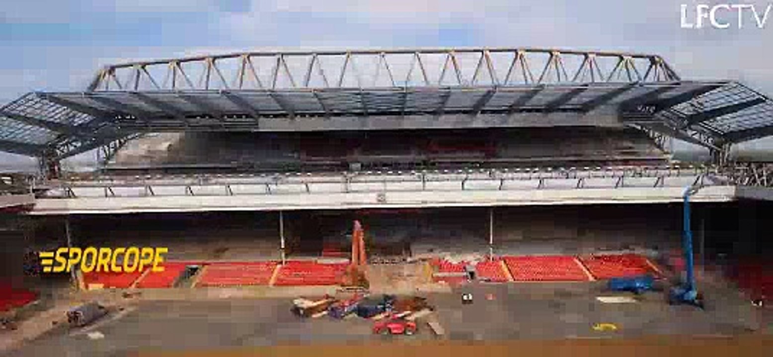 Liverpool'un stadı, Anfield Road yenileniyor.