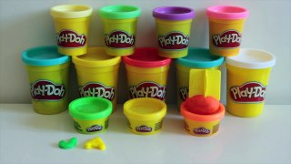 Play Doh video learn english. Lesson J. Spelling words Play Dough #10 Surprise Eggs Toys for kids