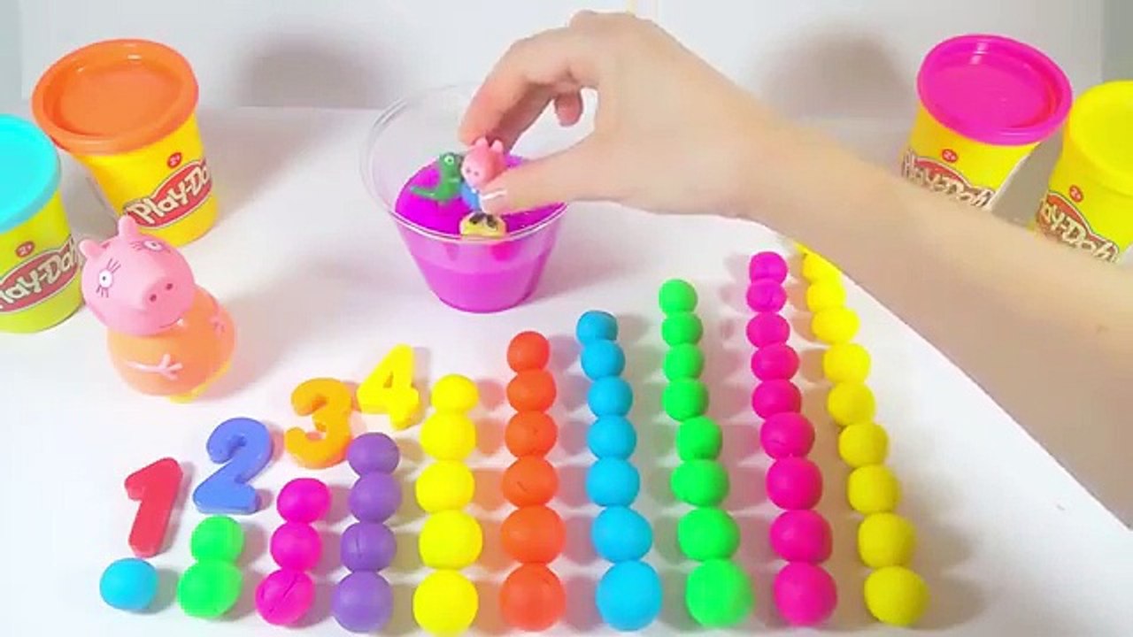 Peppa Pig English Character Episodes New Peppa Pig Play Doh Learn Count Numbers
