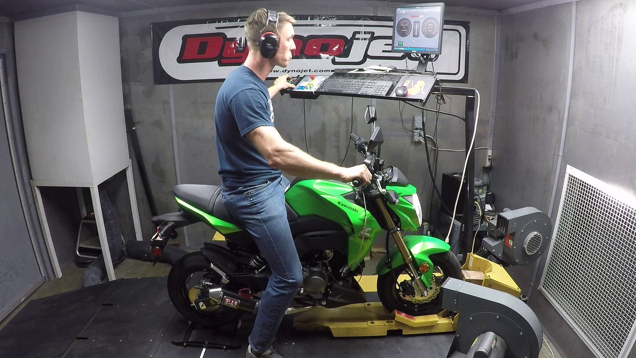2017 Kawasaki Z125 Pro Yoshimura RS-2 Exhaust Install and Dyno Test