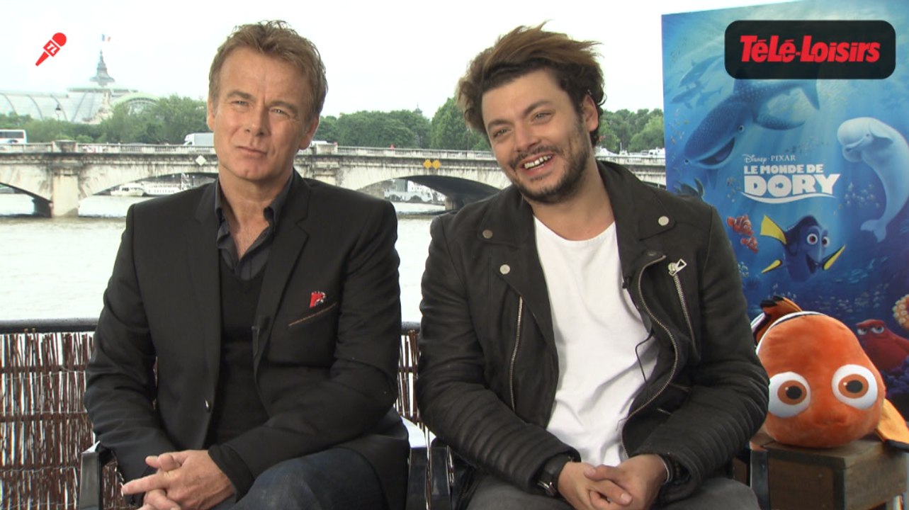 Le Monde de Dory : Franck Dubosc, Kev Adams, Mathilde Seigner... rencontre avec les voix du dessin animé