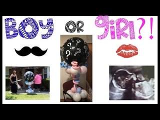HUGE BALLOON POP GENDER REVEAL!