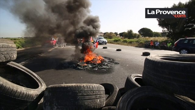 Nouveau blocage du dépôt pétrolier de Fos-sur-Mer