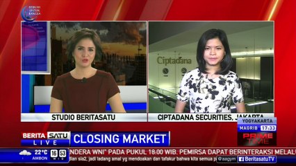 Akhir Pekan, IHSG Ditutup di Zona Merah
