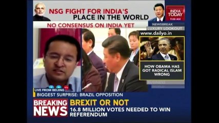China Dashes Indias Hope Of Entry Into NSG