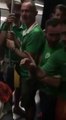 Des supporters irlandais chantent une berceuse à un bébé dans le tram de Bordeaux; La france va affronter l'Irlande dimanche en 8e au Pard des Prince à Paris