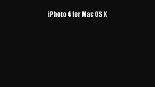 Download iPhoto 4 for Mac OS X Ebook Online