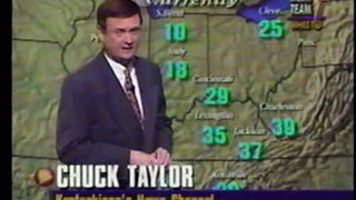 WHAS-TV 1996: 1/29/96 Chuck Taylor weather