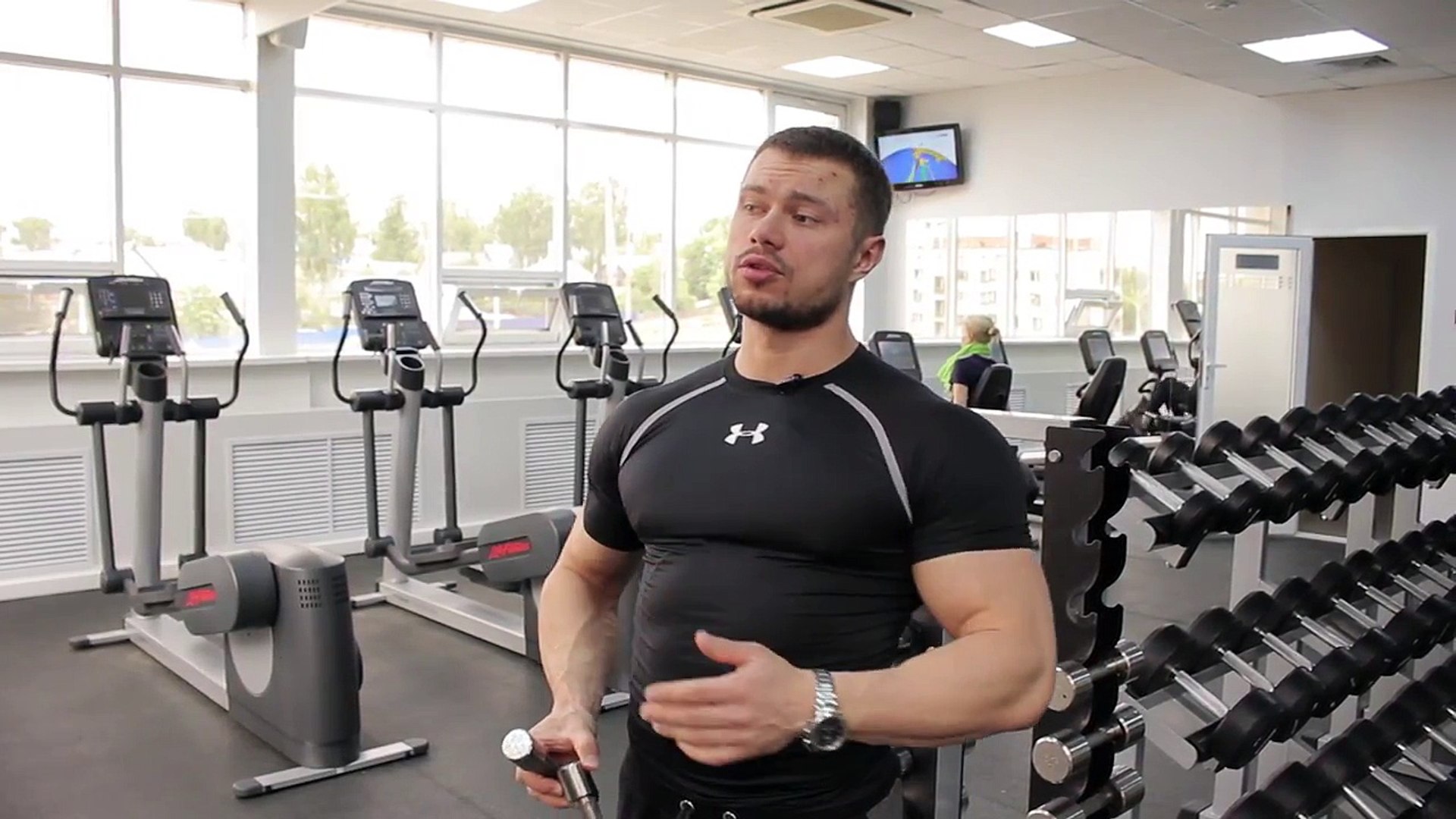 ⁣Упражнение на переднюю дельту. Front Delt Workout