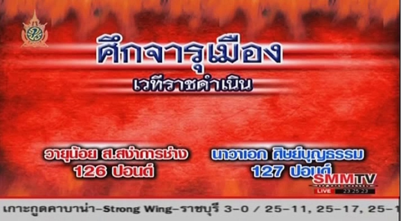วายุน้อย ส.สง่าการช่าง  Vs นาวาเอก ศิษย์เชฟบุญธรรม | Vayunoi Vs Navaek, Rajadamnern 23/06/2016
