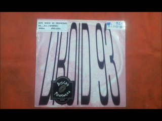 HYPERTONE.(DROID.(EXTENDED 93 MIX.)(12''.)(1992.)