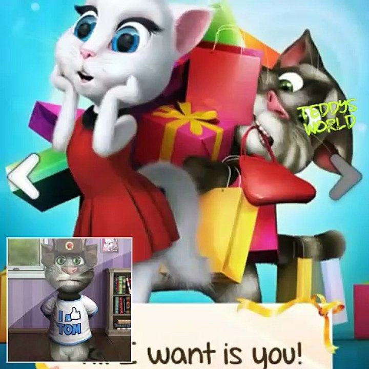 Very funny Punjabi song na chalda talking Tom and Angela singing