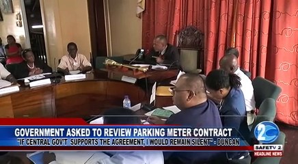 GOVERNMENT ASKED TO REVIEW PARKING METER CONTRACT