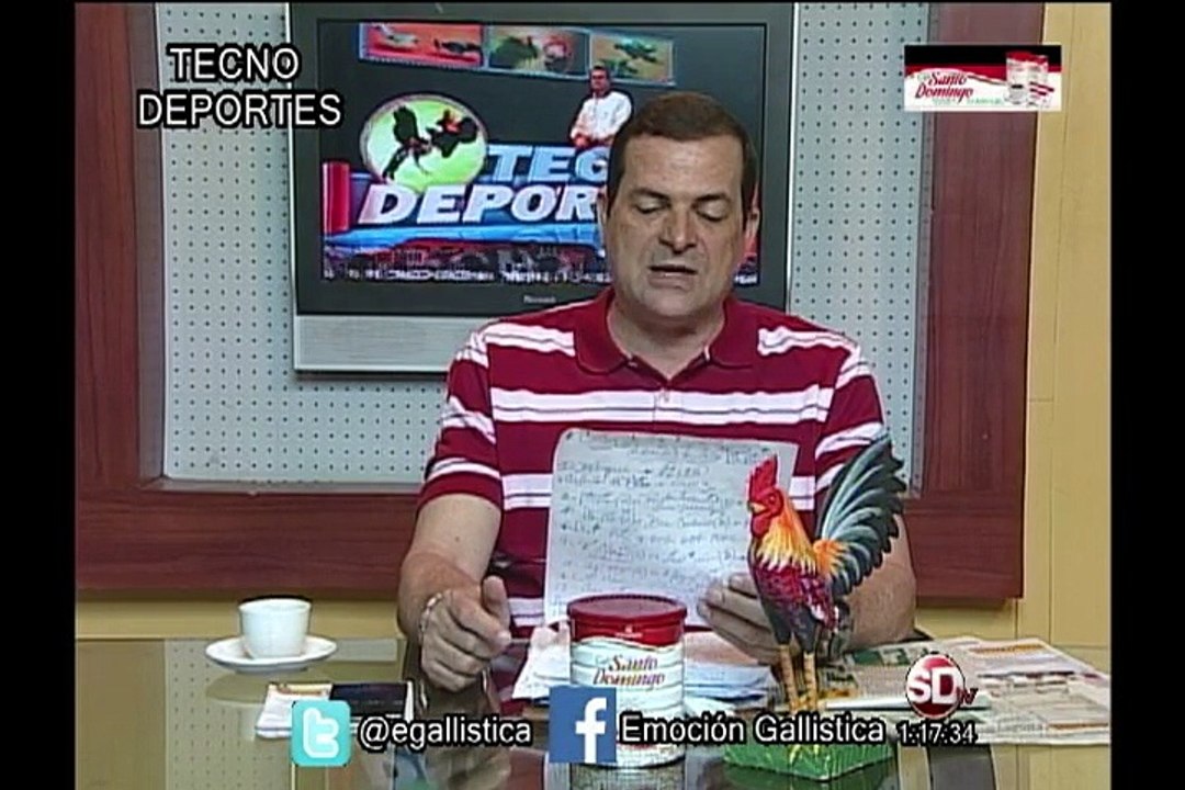 Programa-TECNODEPORTES-Miercoles-15-6-2016-ColiseoSto.Dgo.-Jugada-LaloPto.Pta por Manuel Perello.