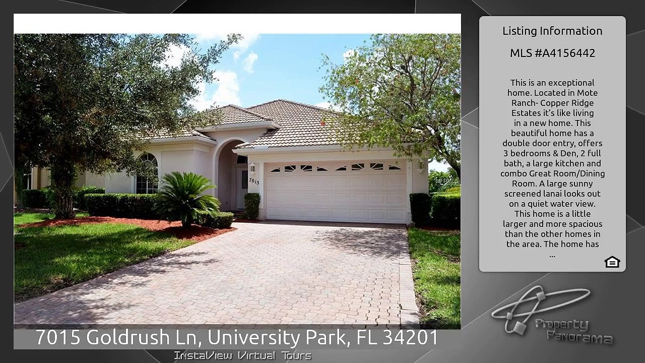 7015 Goldrush Ln, University Park, FL 34201