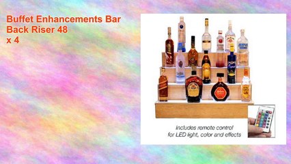 Buffet Enhancements Bar Back Riser 48 x 4