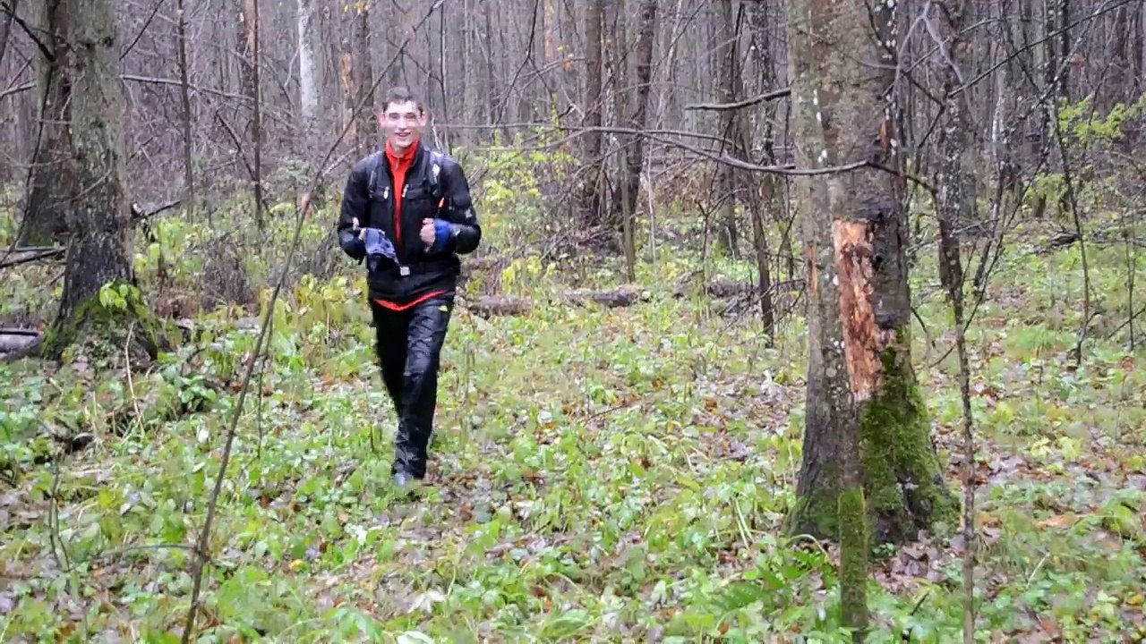 Удмуртский скороход 2013 года. Путь до КП 25. Лес.