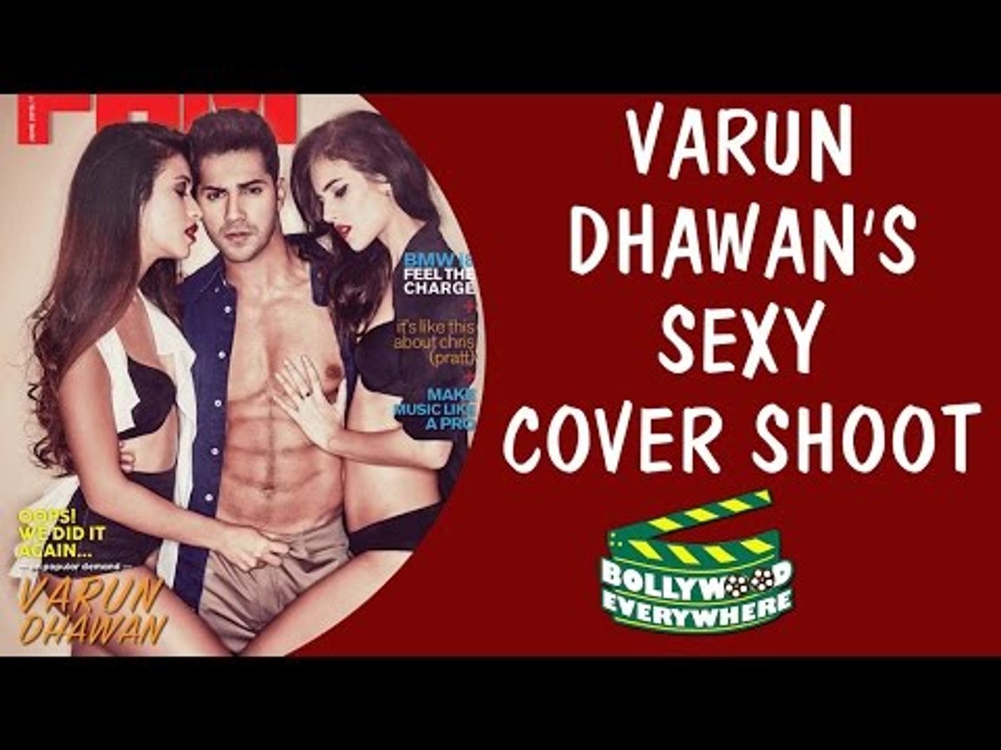 Varun Dhawan's Sâ‚¬xÂ¥ Cover-Boy Look On FHM INDIA! - video Dailymotion