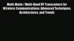 [PDF] Multi-Mode / Multi-Band RF Transceivers for Wireless Communications: Advanced Techniques
