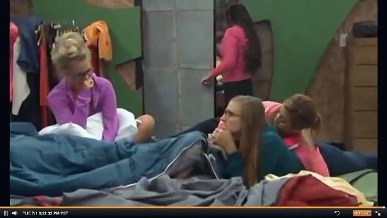 cody hugs nicole from behind 7/1/14