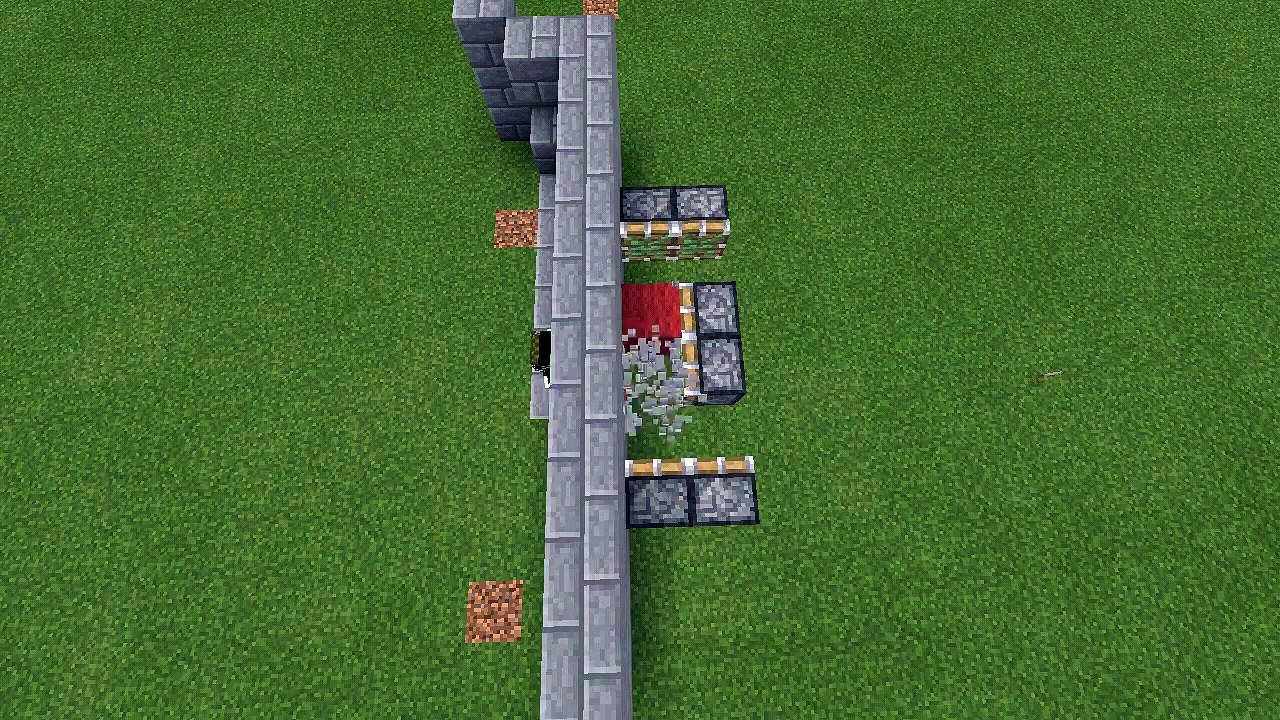 Danish | Minecraft PE | 4x4 piston door | Totorial | Virker også på pc |