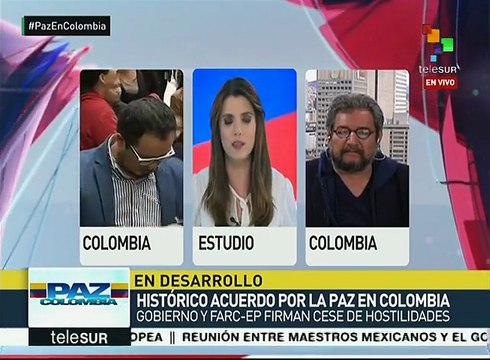 Medina Gallego: Gob. de Colombia y FARC refrendan voluntad de paz
