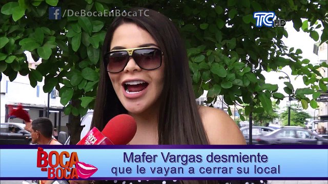 Mafer Vargas desmiente que le vayan a cerrar su local